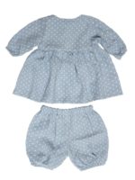 Сонный Гномик Комплект (кофта, шорты) Сакура серый горох — изображение 6