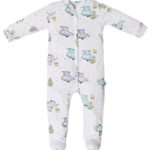 ToucanKids Комбинезон-слип с закрытыми ножками слоники