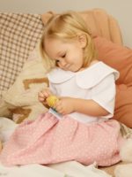 ToucanKids Комплект из муслина (платье,блумеры) горошек на розовом — изображение 2