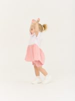 ToucanKids Комплект из муслина (платье,блумеры) горошек на розовом — изображение 7