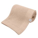 ToucanKids Плед вязаный Classic бронза 90х90см