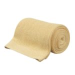 ToucanKids Плед вязаный Classic желтый 90х90см