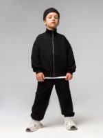 Bodo Костюм из футера (кофта на молнии, брюки) черный — изображение 8
