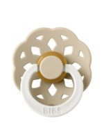 BIBS Пустышка ночная Boheme Glow Latex Vanilla 0-6 месяцев