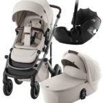 Britax Roemer Коляска 3 в 1 Smile 5Z Lux Soft Taupe + Baby-Safe Pro Deep Black