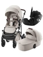 Britax Roemer Коляска 3 в 1 Smile 5Z Lux Soft Taupe + Baby-Safe Pro Deep Black