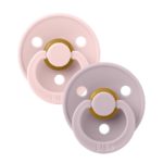 BIBS Набор из 2-х пустышек Colour Latex Blossom/Dusky Lilac 0-6 месяцев