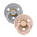 BIBS Набор из 2-х пустышек Colour Latex Cloud/Blush 0-6 месяцев