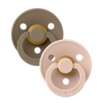 BIBS Набор из 2-х пустышек Colour Latex Dark Oak/Blush 0-6 месяцев