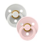 BIBS Набор из 2-х пустышек Colour Latex Haze/Blossom 0-6 месяцев