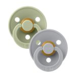 BIBS Набор из 2-х пустышек Colour Latex Sage/Cloud 0-6 месяцев