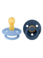 BIBS Набор из 2-х пустышек Colour Latex Sky Blue/Steel Blue 6-18 месяцев — изображение 2