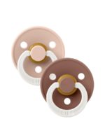 BIBS Набор из 2-х пустышек Colour Glow Blush/Woodchuck 0-6 месяцев