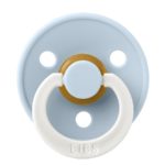 BIBS Пустышка ночная Colour Glow Latex Baby Blue 6-18 месяцев