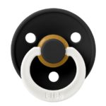 BIBS Пустышка ночная Colour Glow Latex Black 6-18 месяцев