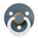 BIBS Пустышка ночная Colour Glow Latex Petrol 0-6 месяцев