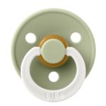BIBS Пустышка ночная Colour Glow Latex Sage 0-6 месяцев