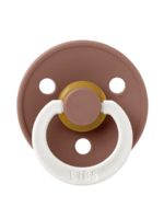 BIBS Пустышка ночная Colour Glow Latex Woodchuck 0-6 месяцев