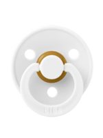 BIBS Пустышка Colour Latex White 6-18 месяцев