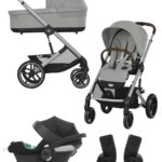 Cybex Коляска 3 в 1 Balios S Lux 2025 SLV Stone Grey