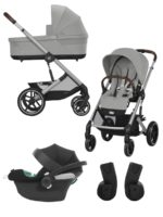 Cybex Коляска 3 в 1 Balios S Lux 2025 SLV Stone Grey