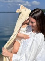 Perina Махровое полотенце с уголком Бэмби 95х95см — изображение 3
