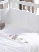 Perina Наволочка 60х40см и пододеяльник 142х101см Teddy Sateen Collection белый — изображение 2