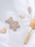 Perina Наволочка 60х40см и пододеяльник 142х101см Teddy Sateen Collection белый — изображение 6