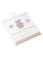 Perina Наволочка 60х40см и пододеяльник 142х101см Teddy Sateen Collection белый