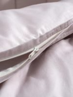 Perina Наволочка 60х40см и пододеяльник 142х101см Teddy Sateen Collection серый — изображение 7