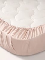 Perina Простыня на резинке Semi-oval бежевая 145х70см — изображение 4