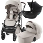 Britax Roemer Коляска 3 в 1 Smile 5Z Lux Soft Taupe + Baby-Safe Core Space Black