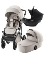 Britax Roemer Коляска 3 в 1 Smile 5Z Lux Soft Taupe + Baby-Safe Core Space Black