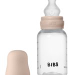 BIBS Бутылочка из полипропилена в наборе с силиконовой соской 150мл Blush