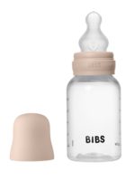 BIBS Бутылочка из полипропилена в наборе с силиконовой соской 150мл Blush