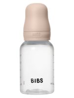 BIBS Бутылочка из полипропилена в наборе с силиконовой соской 150мл Blush — изображение 2
