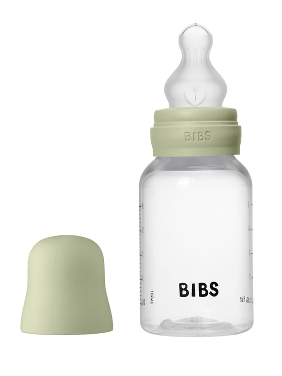 BIBS Бутылочка в наборе с силиконовой соской 150 мл., Sage_50161250_001 BIBS Бутылочка из полипропилена в наборе с силиконовой соской 150мл Sage — изображение 1