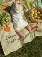 Buba Kids Муслиновая пеленка Северный Кавказ 115х115см — изображение 5