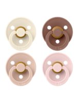 BIBS Набор из 4-х пустышек Colour Latex Ivory/Blush/Woodchuck/Blossom 0-6 месяцев — изображение 2