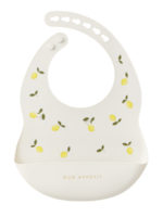 Happy Baby Силиконовый нагрудник Lemon