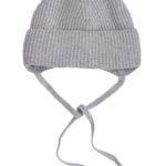 Loomknits Шапка вязаная с отворотом темно-серая
