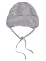 Loomknits Шапка вязаная с отворотом темно-серая