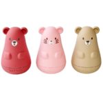 Nattou Набор игрушек для купания Silicon Toy Berry Pink/Light Pink/Sand
