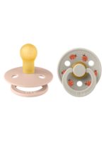 BIBS Набор из 2-х пустышек Studio Colour Ladybug Latex Blush/Sand 0-6 месяцев — изображение 2