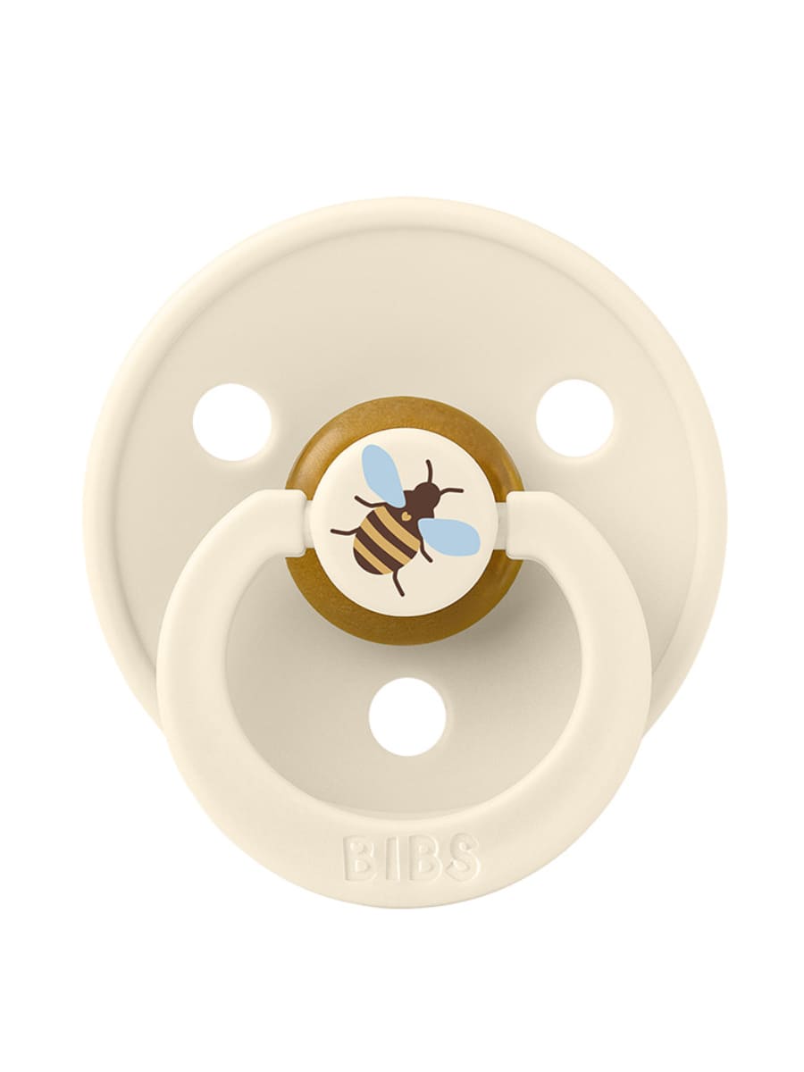STUDIO Colour Bumblebee - Ivory BIBS Пустышка Studio Colour Bumblebee Ivory 0-6 месяцев — изображение 1
