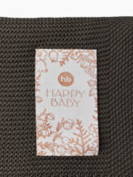 Happy Baby Плед вязаный коричневый 100х100см — изображение 2