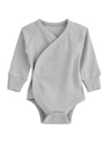 Mimibaby Боди с длинным рукавом серое