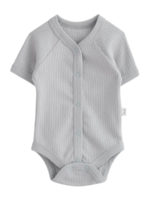 Mimibaby Боди с коротким рукавом серое