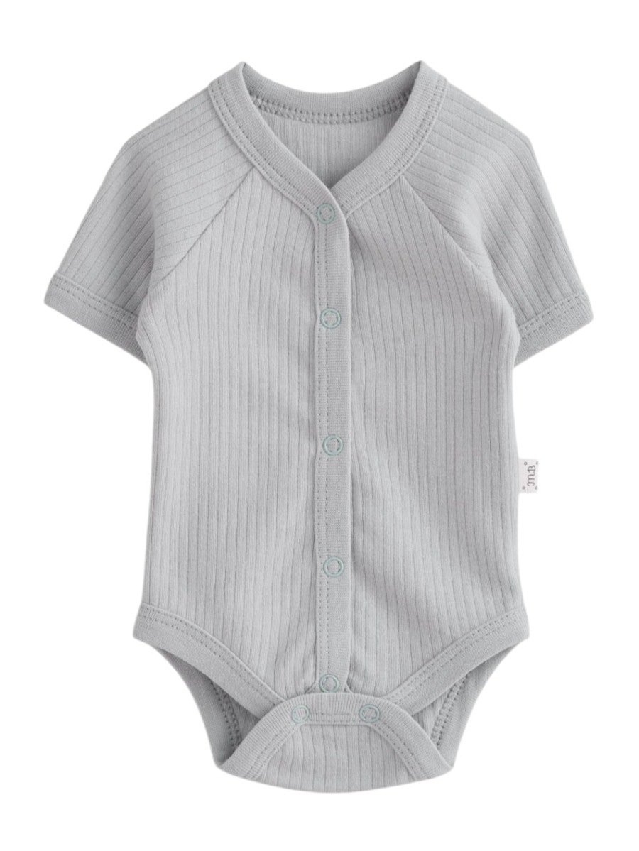 Mimibaby Боди с коротким рукавом серое Mimibaby Боди с коротким рукавом серое — изображение 1