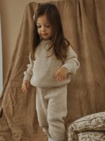 Mimibaby Комплект (джемпер, брюки) бежевый — изображение 4